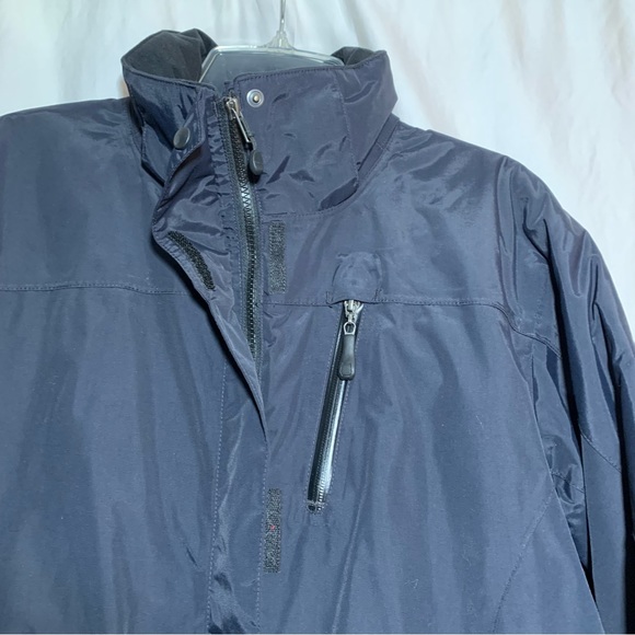 L. L. Bean Women’s Parka Jacket Coat Dark Blue / Black size Large Winter Snow - Picture 3 of 16